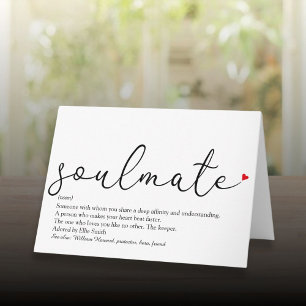 Script Love Heart Soulmate Definition Kaart