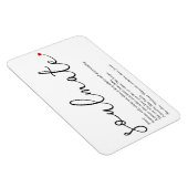 Script Love Heart Soulmate Definition Magneet (Rechterzijde)