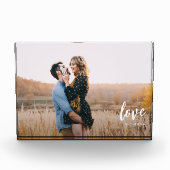 Script Love Personalized Couples Fotoblokken (Voorkant)