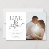 Script Love Trouwdatum Verzet Nieuwe Datum Magnetische Uitnodiging (Voorkant)