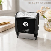 Script Make-up Studio Naam Retouradres Telefoon Zelfinktende Stempel