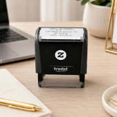 Script Make-up Studio Naam Retouradres Telefoon Zelfinktende Stempel