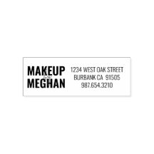 Script Makeup Studio Name Return Address Phone