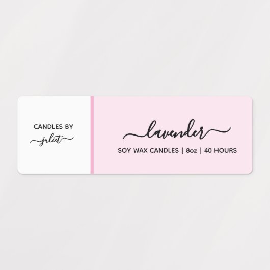 Script Medium Dune Pastelkarsletiket Labels (Design 1)