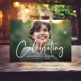 Script Memorial Photo & Message Sympathy  Gastenboek