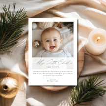 Script Merry Little Christmas Blue Baby Fun Foto