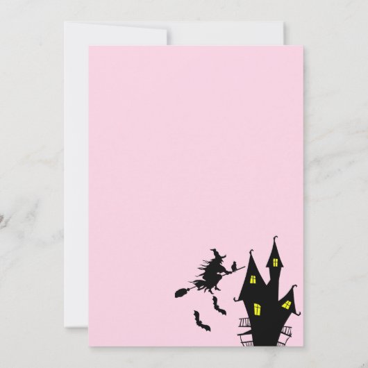 Script met Heart Spooky One Halloween Verjaardag Kaart (Achterkant)