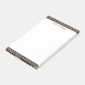 Script Mini Bruin gespikkeld  Post-it® Notes (Schuin)