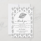 Script Minimale begrafenis - Hartelijk dank - Kaar Bedankkaart (Voorkant)