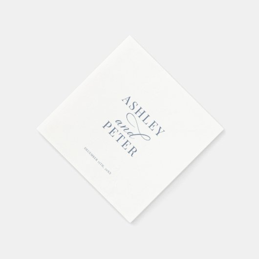 Script Minimalist Classic Wedding Servet (Hoek)