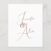 Script Minimalist Photo Collage Thank You Cards (Voorkant)