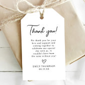 Script Minimalistische Dank Je Favoriet Cadeaulabel