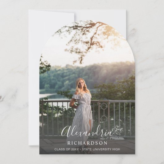 Script Mod Name V Photo Afstuderen Announcement AR Kaart (Voorkant)