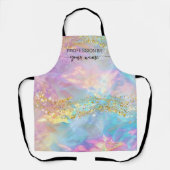 Script Modern Iridescent opal stone Schort (Voorkant)