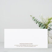 Script Modern Minimalistisch Goud Cadeaubon (Staand voorkant)