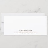 Script Modern Minimalistisch Goud Cadeaubon (Voorkant)