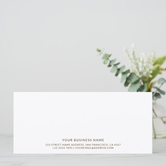 Script Modern Minimalistische Gouden Cadeaucertifi (Staand voorkant)
