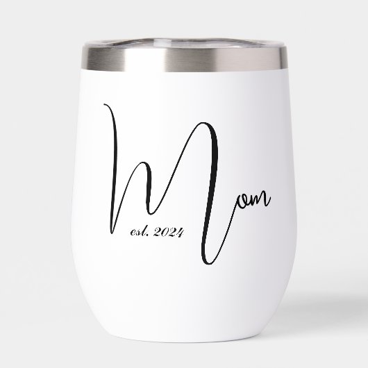 Script Mom Established New Mom Gift (Achterkant)