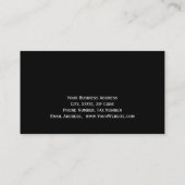 Script Monogram Attorney op Law Visitekaartje (Achterkant)