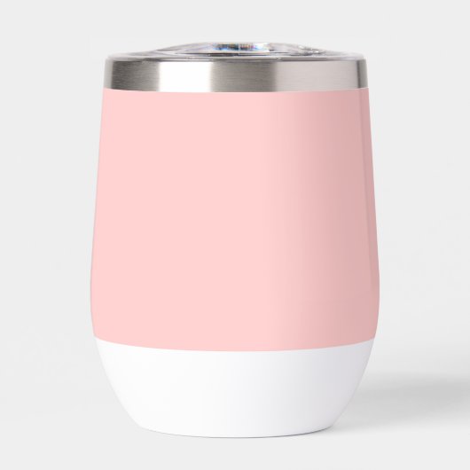 Script monogram, Bleke Roze Aangepaste naam (Voorkant)