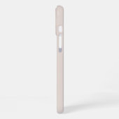Script Monogram Blush Roze Moderne Chic Handtekeni iPhone Hoesje (Linkerkant)