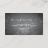 Script Monogram / corporate rustiek Visitekaartje (Achterkant)