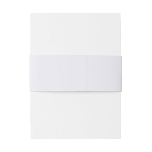 Script Monogram Huwelijk Uitnodigingen Wikkel (Achterkant Voorbeeld)