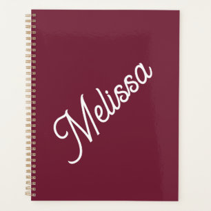 Script monogram, modern rood planner