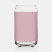 Script monogram, modern roze blikvorm glas (Achterkant)