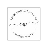 Script Monogram Uit de Bibliotheek Van  Rubberstempel (Afrduk)