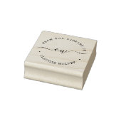 Script Monogram Uit de Bibliotheek Van  Rubberstempel (Stempel)