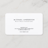 Script Monogram Visitekaartje (Achterkant)