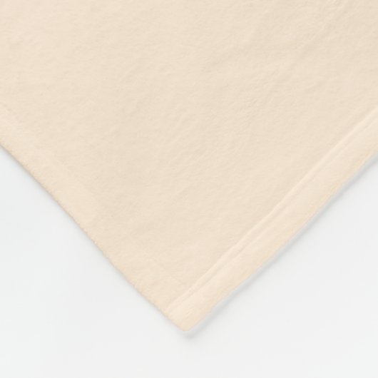 Script Naam Beige Gradiënt Herhalende Naam Fleece Deken (Hoek)