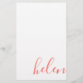 script naam briefpapier (Voorkant)