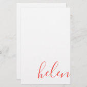 script naam briefpapier (Voorkant / Achterkant)