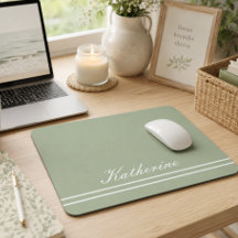 Script Naam Minimalistische Groene Eucalyptus