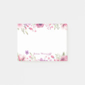 Script Naam Waterverfrozen Post-it® Notes (Voorkant)