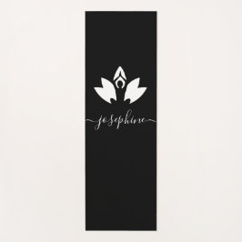 Script Naam Yoga Pose Lotus Gepersonaliseerd Yogamat