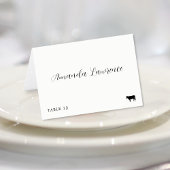 Script Name Beef Meal Option Place Card Kaart