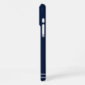 Script Name Minimalist Navy Blue iPhone Hoesje (Linkerkant)