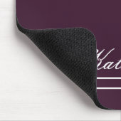 Script Name Minimalist Plum Muismat (Hoek)
