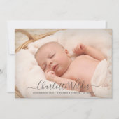 Script Name Photo Birth Announement (Voorkant)