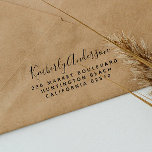 Script Name & Simple Return-adres Zelfinktende Stempel