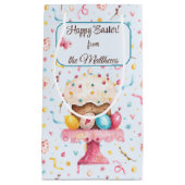 Script Name Waterverf Bunny Easter Pattern Klein Cadeauzakje (Voorkant)