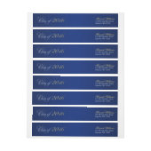 Script Navy Blue Faux Gold 2016-Afstuderen (Vel)