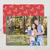 Script Noel Vakantiefotokaarten Feestdagenkaart (Voorkant / Achterkant)