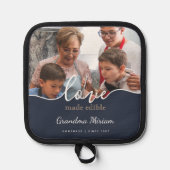 Script Oma Liefde Foto Pannenlap (Voorkant)