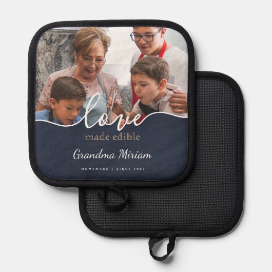 Script Oma Liefde Foto Pannenlap (Voorkant / Achterkant)