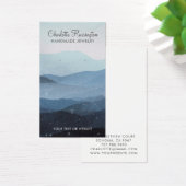 Script Oorbel Blue Mountains Sieraden Displaykaart Visitekaartje (Bureau)