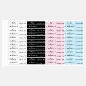 Script op maat kledinglabel voor verzorgingstehuis labels (Vel)
